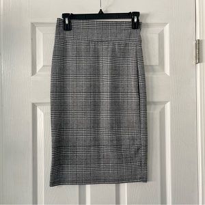 Plaid Pencil Skirt Size Small